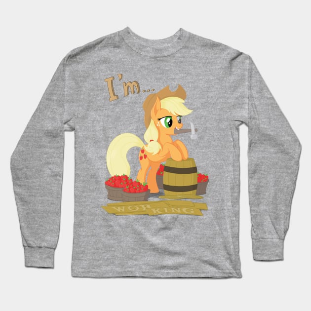 I'm... Applejack Long Sleeve T-Shirt by Stinkehund